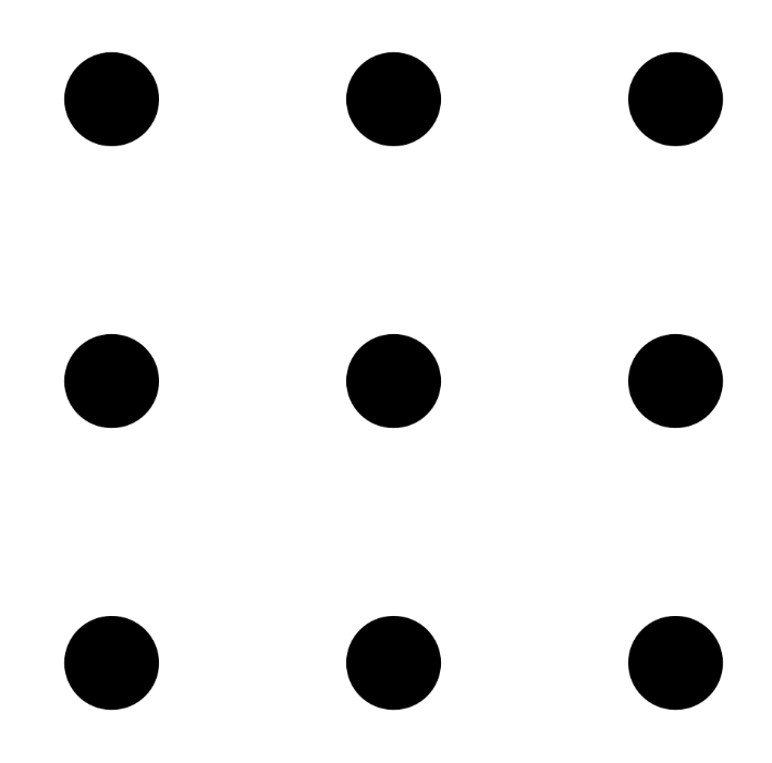 Nine dot puzzle