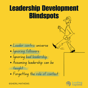 Blindspots in leadership development
